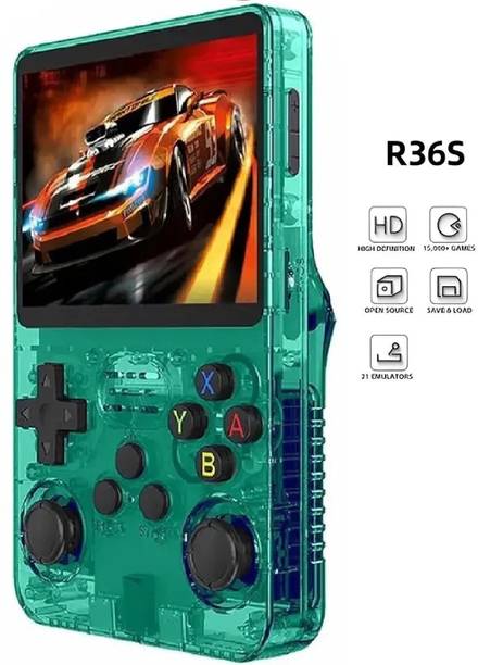 HG WORLD Retro Game R36s gaming console for Portable Style Pocket GameBox Handheld Gaming Consoles 3.5 IPS Screen Rechargeable Battery handheld console Hand video game 64 GB with 15000+Preinstall video game handheld,Best Gift All Ages Mario Game,GTA Vice City