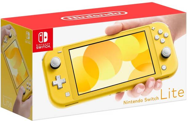 NINTENDO Switch Lite Portable Gaming Console for TV & Handheld Play Built-in Controllers with 5.5-inch Display Screen,Responsive Button, Vibrant Screen,Fast Processor 32 GB with Long Battery , play trending Switch games – Mario Kart, Zelda & Pokémon Legends