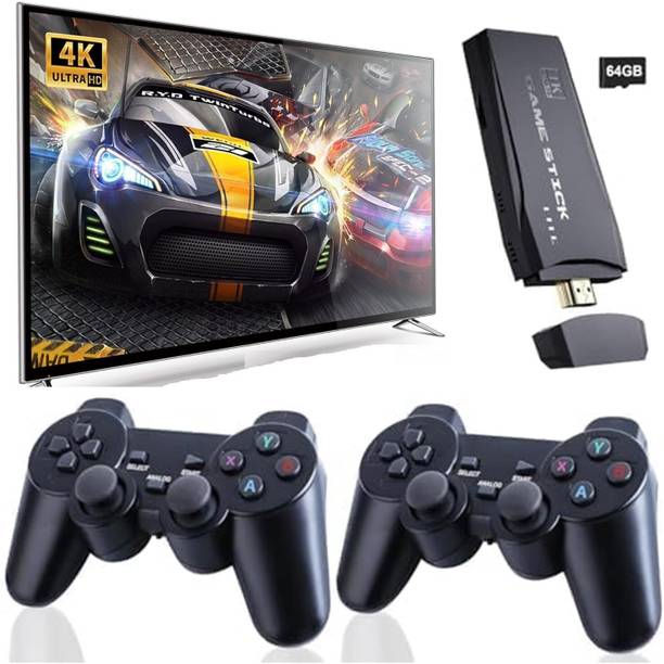 Video Game Player with 20000+ Retro Game HDMI Output Dual Player-4KGame Stick20 5th Anniversary Edition