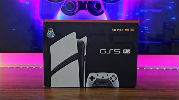 GAMESOUL GS5 Pro Retro Game Console Gaming console for tv ,old video game for kids (Best Gift & Fun) All Ages 64 GB with with 30000 Games like GTA , Tekken, 53 Simulators for PSP Games