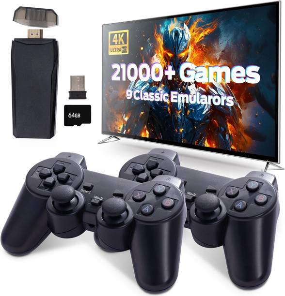 UNIQIDEAS Wireless video games for tv gaming Retro gaming console 2 player Legacy Edition