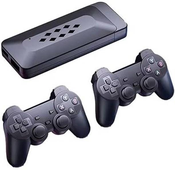 HG WORLD M33 Retro Game Stick Console with 2.4G Dual Video Games For TV Wireless Gamepad Gaming Console for TV Video Game for Kids (Best Gift & Fun) All Ages 64 GB with 45+ Emulator, Full HD HDMI Output, TV Game Set, Mini Video Game Hand TV