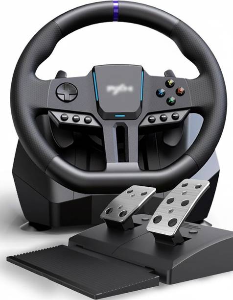 HG WORLD PXN-V900 GEN2 Gaming Steering Wheel,Driving Racing Simulator 270°/900° Rotation with Turning Angle Double Vibrating Force Racing Wheel