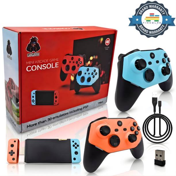 Timkolas 4K HD Game Stick Mini Arcade Console with 30,0...