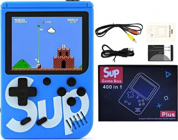 HG WORLD Sup R35X 1 Player Retro 400 In 1 Classic Video Game Portable Handheld Gaming Console Revisit Childhood,old video game (Best Gift & Fun) for All Ages 32 GB with Full HD AV Output, Video Game Hand, Single Player