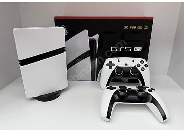 GAMESOUL GS5 Pro Game Console4k Dual Wireless Game Box Video Game Console Gaming console for tv ,old video game for kids (Best Gift & Fun) All Ages 64 GB with with 30000 Games like GTA , Tekken, 53 Simulators for PSP Games