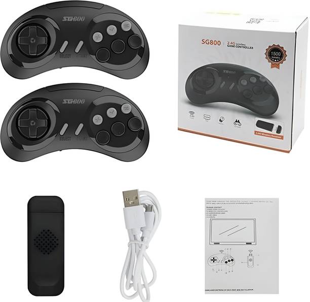 HG WORLD Retro Super Mini U Box 16Bit Game Stick Classic TV Video Games Gaming Console with Plug & Play, gaming consoles for tv video game handheld 64 GB with HDMI Output 9 Emulator, Video Game Hand tv With TV Game Set, Best Gift for All Ages