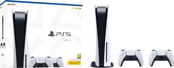 SONY PS5 Standard DualSense Bundle CFI-1208A01R 825GB SSD GB (Whi