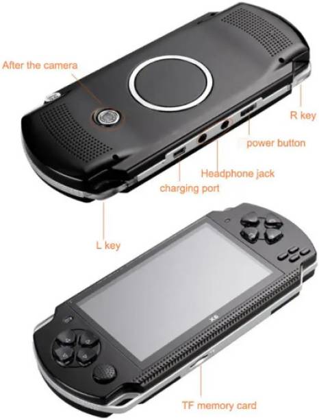Grabit HANDHELD MP4 PLAYER WITH 10000 GAMES INCLUDED 8 GB with VINTAGE GAMES MARIO, SPORTS, SHOOTING, CAR RACING