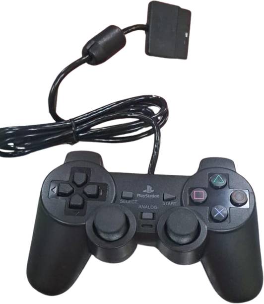 FZGAMES DualShock Controller, Black, Wired Gaming Gamepad compatible with PS2 Console NA GB with Yes