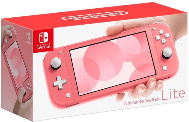 NINTENDO Switch Lite Portable Gaming Console for TV & Handheld Play Built-in Controllers with 5.5-inch Display Screen,Responsive Button, Vibrant Screen,Fast Processor 32 GB with Long Battery , play trending Switch games – Mario Kart, Zelda & Pokémon Legends