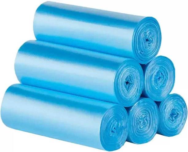KALP CRAZE Garbage Bags Medium 180 Count (Pack Of 6) 19" x 21" - 30 Bags/Roll Medium Medium 15 L Garbage Bag  Pack Of 180