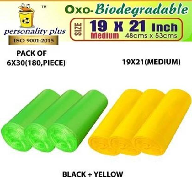 Reforce 19x21 inches Dustbin bag Biodegradable Medium 10 L Garbage Bag  Pack Of 180