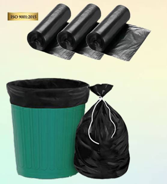 dbeautify 19*21 Inch 90 Dustbin bags Garbage bags Disposable Eco Friendly- Biodegradable Medium 13 L Garbage Bag  Pack Of 90