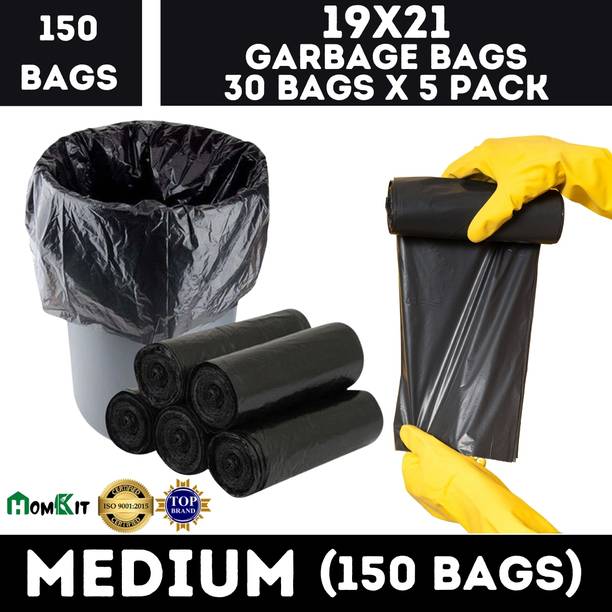 HOMKIT Daily Useful Compostable Biodegradable Garbage Medium 15 L Garbage Bag  Pack Of 150