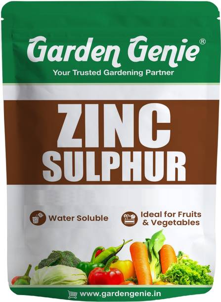 Garden Genie Zinc Sulphate (Zinc 33%, Sulphur 15%) Fertilizer for Plants Garden Mulch