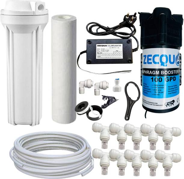 Zecqua Fogger kit for Garden with 10pcs Nozzle Mist Pump 100 L Hose-end Sprayer