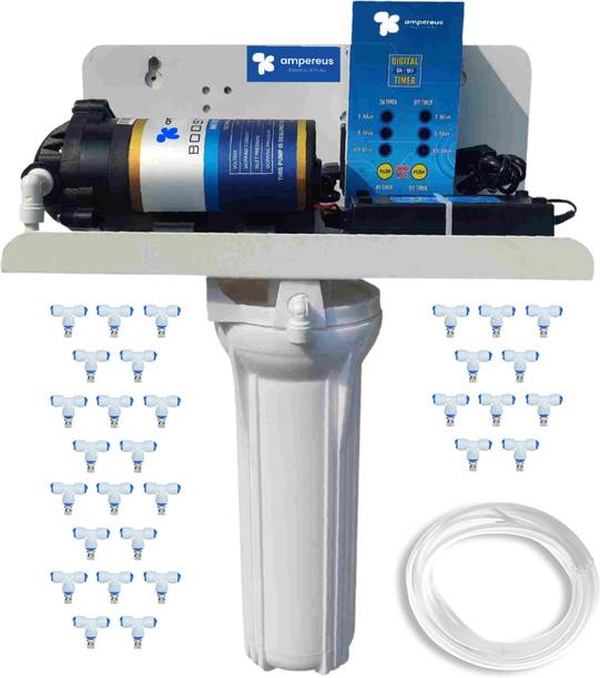 एम्पीयरस Fogger Kit for Dairy, Poultry & Animal Farm with 30 Nozzles (Nozzle Dist. 1.4m) 2.5 L हैंड हेल्ड स्प्रेयर