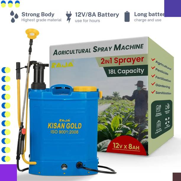 Zappfresh 2 in 1 Spray Machine 12v Battery Sprayer Agriculture spray pump Kheti Spray-1751 16 L Backpack Sprayer