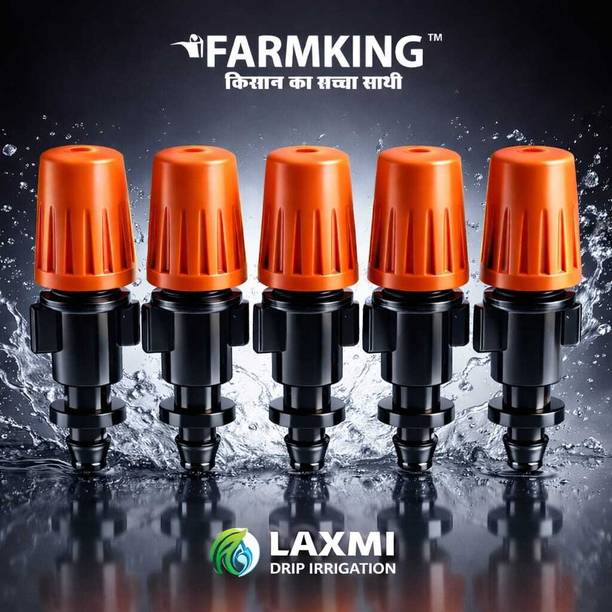 FARMKING 5pcs Drip Irrigation Misting Nozzles Dripper Spray Emitters Sprinkler Fogger 100 L Hose-end Sprayer