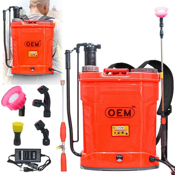 OEM 2in1 and Manual Operated 12V12A FREE Gun | Heavy Battery High Pressure 20 L Backpack Sprayer