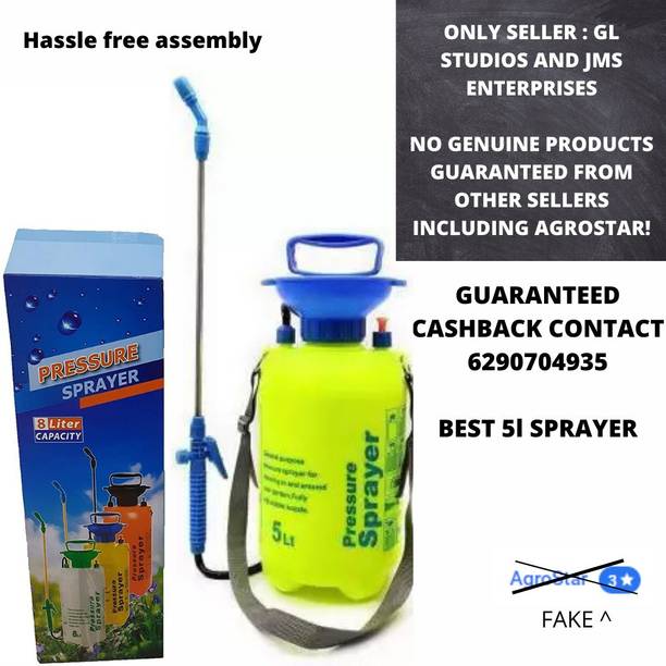 माई 5L SPRAY MACHINE FOR HOME HAND MANUAL SANITIZER SPRAY MACHINE FOR HOME AND OFFICE DISINFECTANT SPRAY VIRUS PROTECTION SPRAYER AGRICULTURE PUMP GARDEN SPRAYER MACHINE KNAPSACK BACKPACK High Quality Backpack Pressure Sprayer NON-BATTERY Sprayer PUMP Bottle 5 L हैंड हेल्ड स्प्रेयर