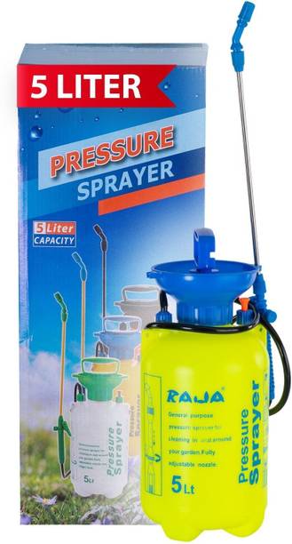 raja Manual High Pressure Spray Pump Machine – Agricultural Knapsack Garden Sprayer 5 L Hand Held Sprayer