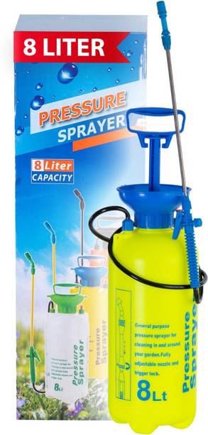 राजा Manual High Pressure Spray Pump Machine – Agricultural Knapsack Garden Sprayer 8 L हैंड हेल्ड स्प्रेयर