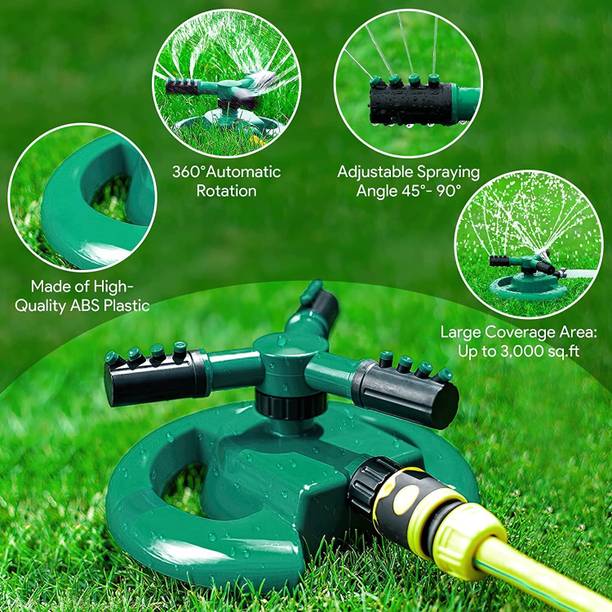 Czech Water Sprinkler Garden Pipe - Automatic 360° Garden SRR17 1 L Hose-end Sprayer