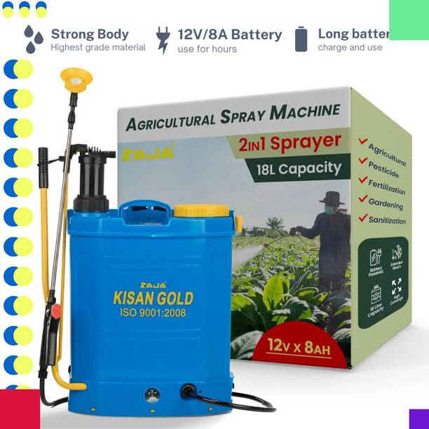 Zappfresh 2 in 1 Spray Machine 12v Battery Sprayer Agriculture spray pump Kheti Spray-1446 16 L Backpack Sprayer