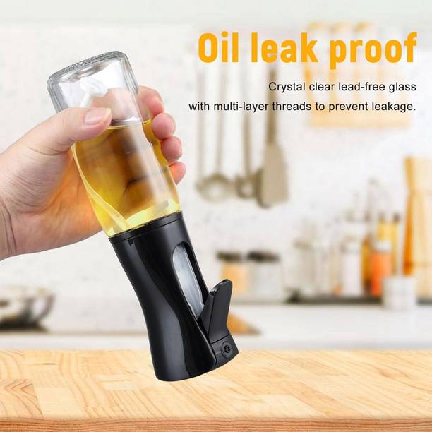 Leftdin Premium Oil Spray Bottle for Cooking 200ml Leak-Proof Glass Oil Dispenser 1 L Hand Held Sprayer