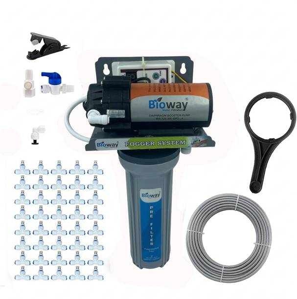 bioway Fogger Kit for Dairy, Poultry & Animal Farm with 40 Nozzles 2.5 L Hand Held Sprayer
