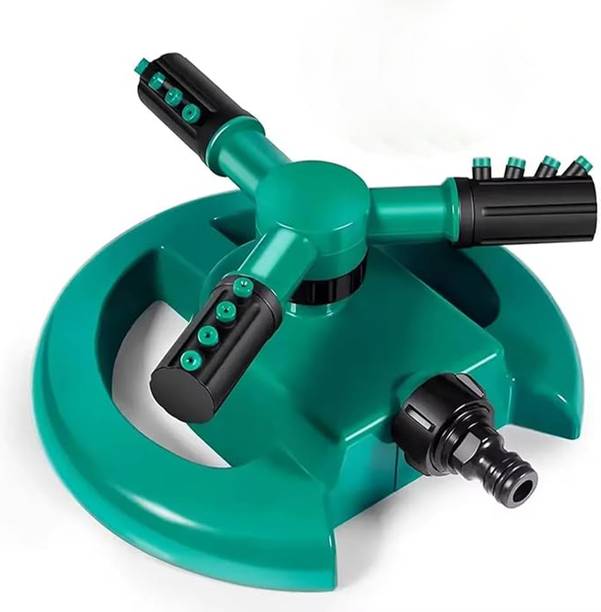 ROOTS & LEAF 360° Automatic Rotating Garden Sprinkler with 45° Adjustable Arm 1 L Hose-end Sprayer
