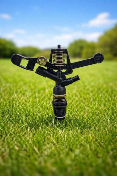 Rainmark Plastic Impact Sprinkler for Garden & Agriculture|Heavy Duty 360 Degree Rotating 1 L Hose-end Sprayer
