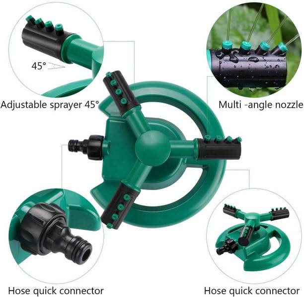 Harikaran Water Sprinkler for Garden Sector 360 Rotating Water Sprinkler 0 L Hose-end Sprayer