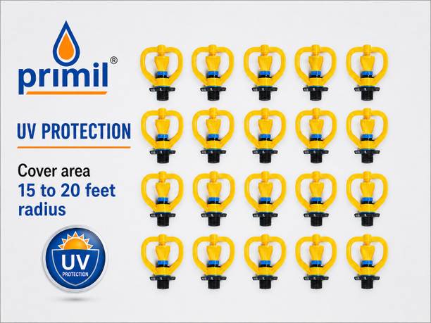 primil Butterfly micro Sprinkler pack of 20 pcs 10.2 L Hose-end Sprayer