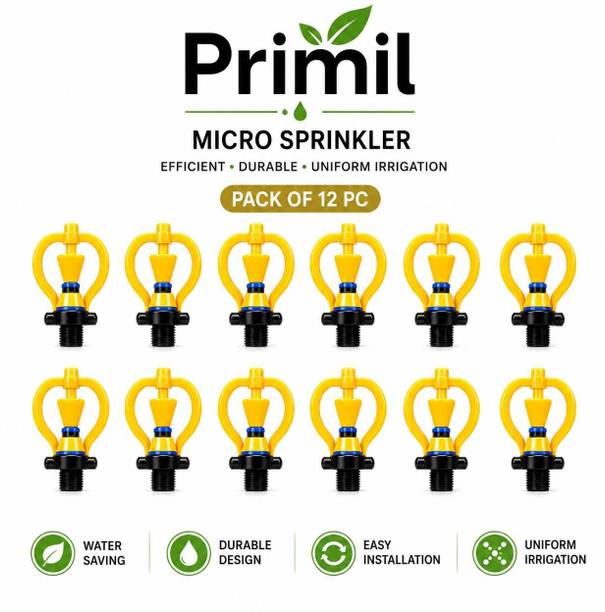 primil Butterfly micro Sprinkler pack of 12 pcs 10.2 L Hose-end Sprayer