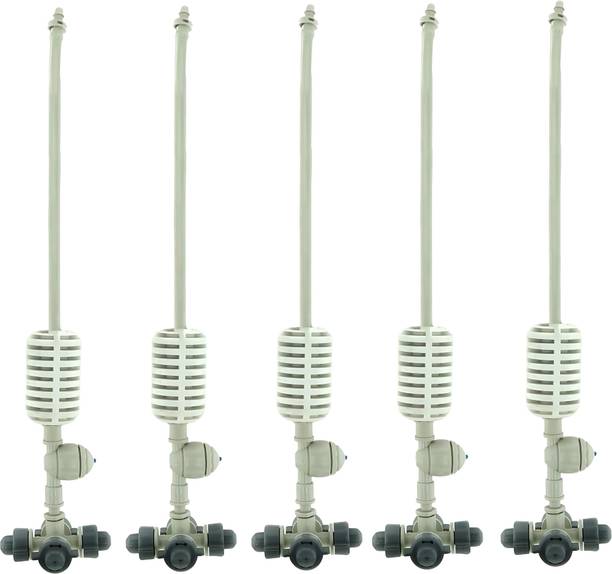 AMPEREUS Fogger Nozzle Sprayer 4 Nozzle Kit Water Sprinkler for Cow Farm Mist 5 L Hose-end Sprayer