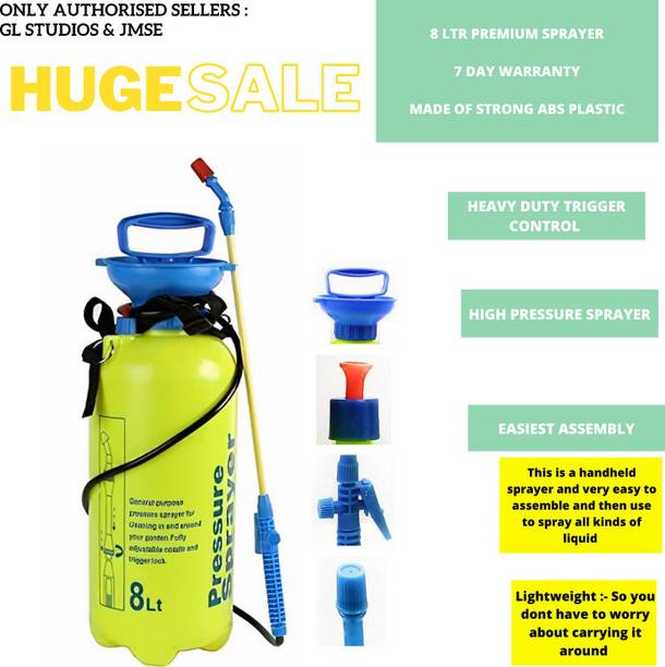 शक्ति MANUAL SPRAY PUMP MACHINE 7 DAY WARRANTY AGRICULTURAL 8 Litres GARDEN SPRAYER 47 8 L हैंड हेल्ड स्प्रेयर