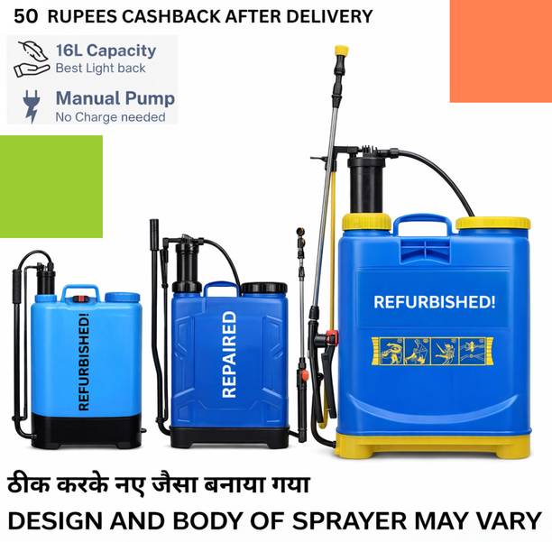Zappfresh Refurbished Spray Pump manual Machine 16 Liter Garden Sprayer Pump _ 56 16 L Backpack Sprayer