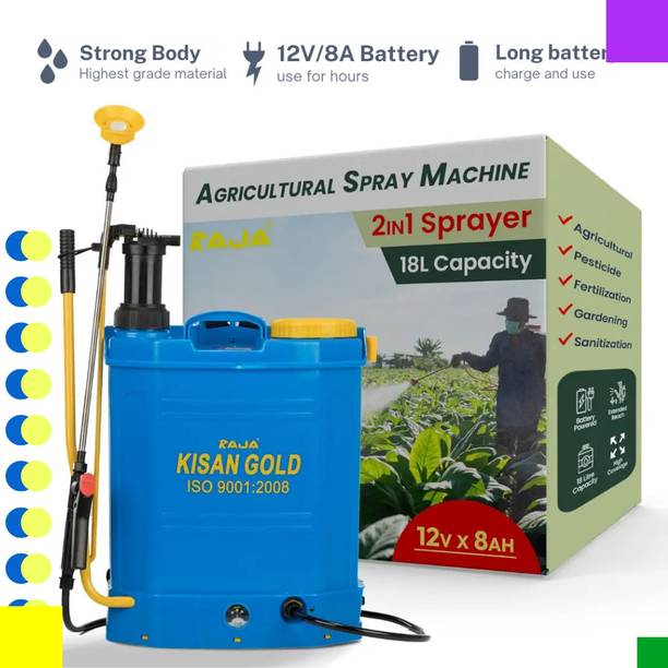 Zappfresh 2 in 1 Spray Machine 12v Battery Sprayer Agriculture spray pump Kheti Spray-359 16 L Backpack Sprayer