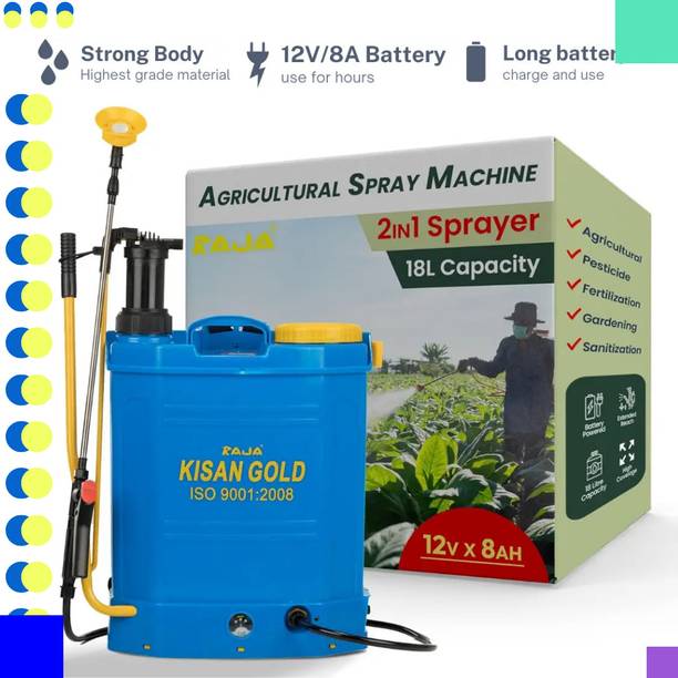 Zappfresh 2 in 1 Spray Machine 12v Battery Sprayer Agriculture spray pump Kheti Spray-1372 16 L Backpack Sprayer