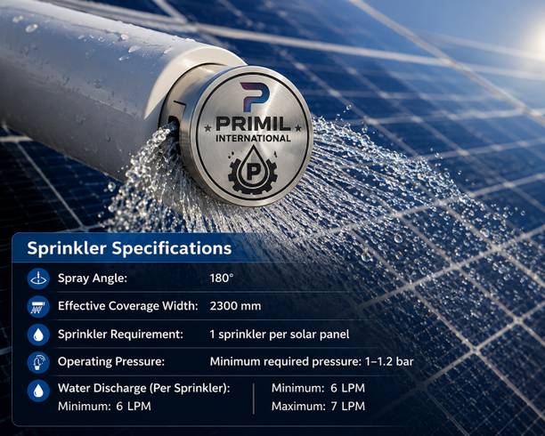 primil 10 pc solar sprinkler in premium quality ss body 500 L Hose-end Sprayer