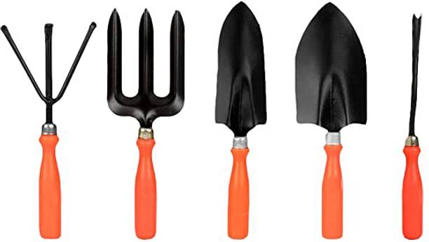 Unique Collection Hub Gardening tools Big and Small Trowel weeder fork and cultivator Garden Tool Kit