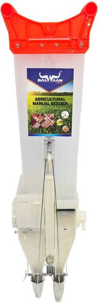 Balwaan Krishi Manual Seeder S-2 | Double Barrel Hand Operated | Plant Seeder, for Sowing Seeds Garden Tool Kit