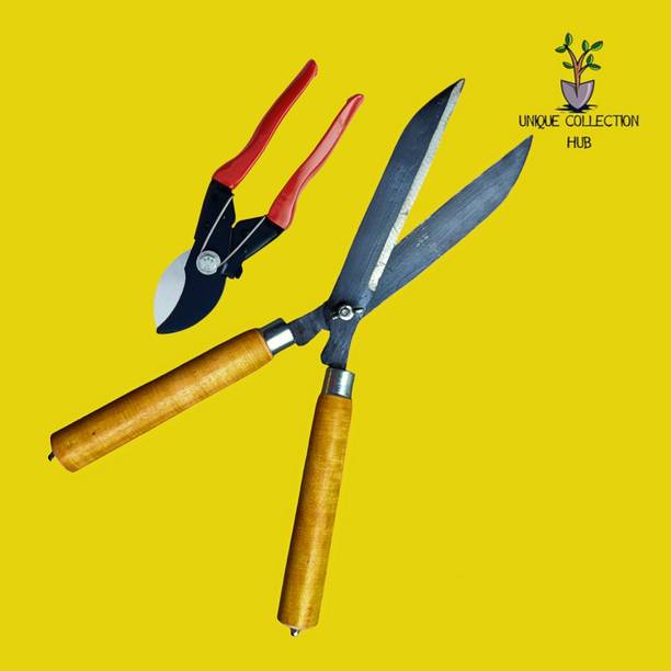 यूनिक कलेक्शन हब Hedge shear 45 cm and Pruner गार्डन टूल किट