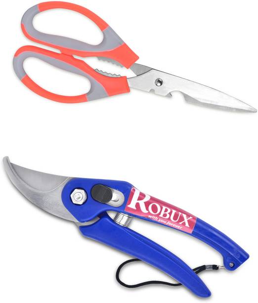 Robux Gardening Farming , Planting, 2 psc Garden Pruner Cutter Scissor, 2, Count) Garden Tool Kit
