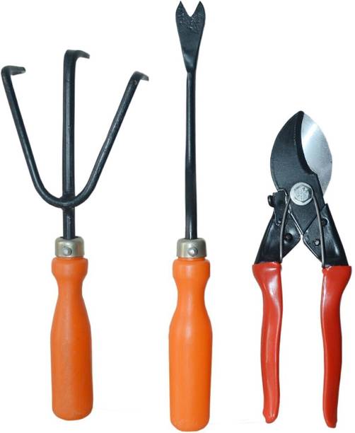 SHAHJI Garden tool kit, cultivator,double cut,weeder Garden Tool Kit