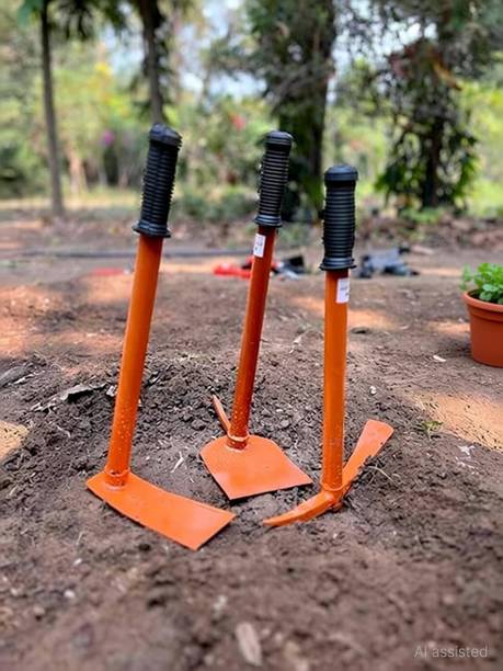 SHAHJI Gardening hoe gardening tillar gardening kudali gardening kassi cultivator Garden Tool Kit