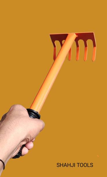 SHAHJI Garden rake, Garden tools, Gardening tools, Garden hoe, Agriculture rake, Garden Tool Kit